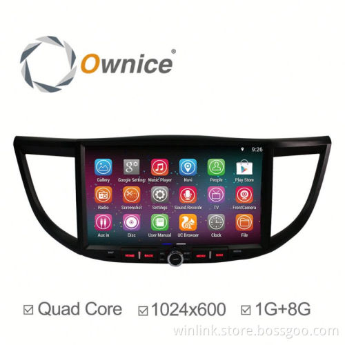 Newest Pure Android 5.1 quad core car navi radio for CRV support Bluetooth 1024*600